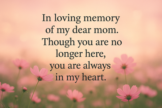 28 Heart Touching Mom Death Anniversary Quotes That Speak When I Can’t
