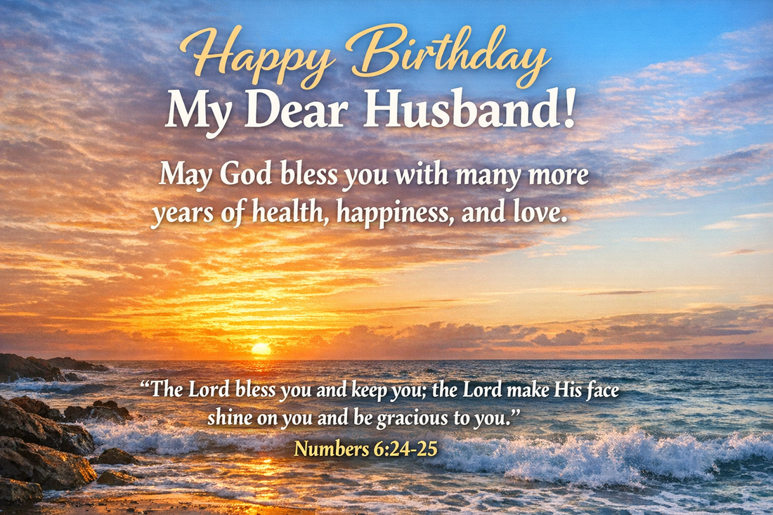 17 Heartfelt Bible Verses Birthday Wishes for Husband That Inspire Love