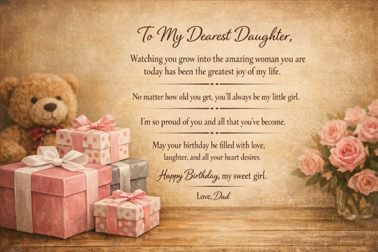 14 Heartfelt my daughter birthday quotes from dad That Celebrate Love, Pride, and Growing Up