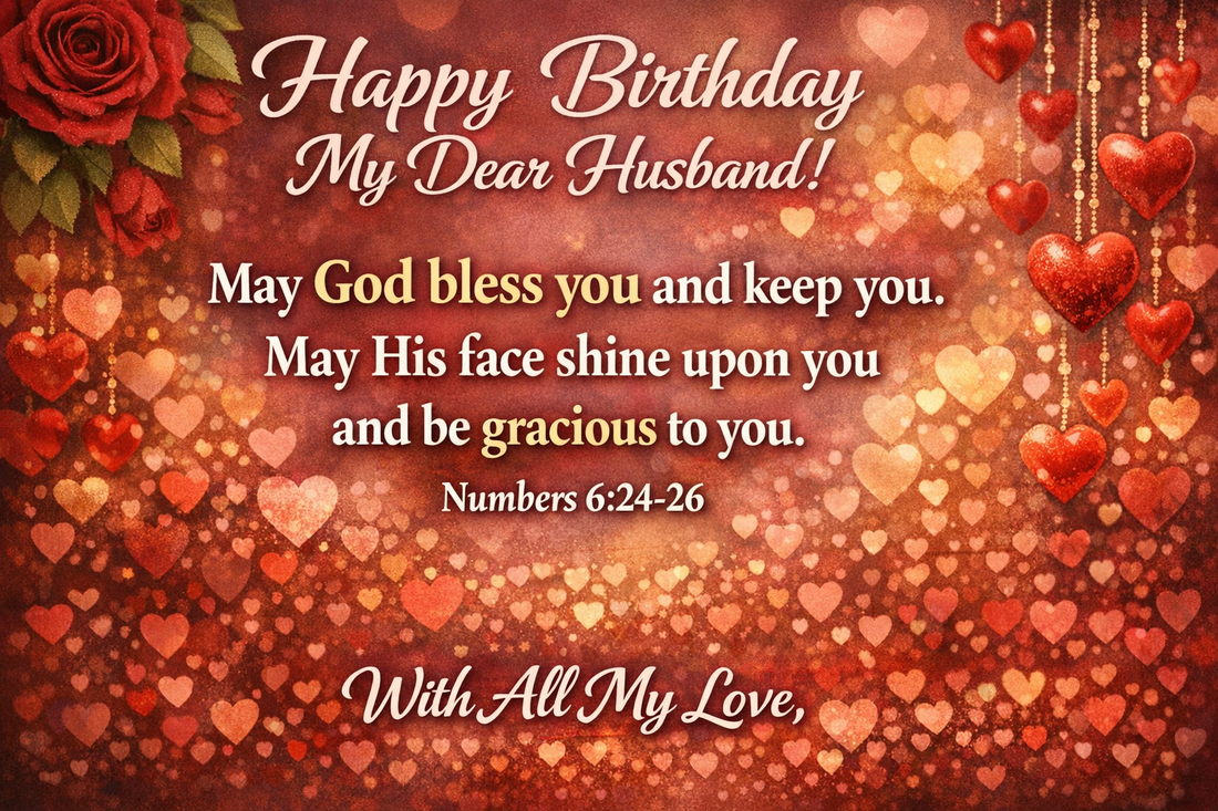 10 Heartfelt Birthday Wishes for Husband Bible Verse Quotes to Bless His Day