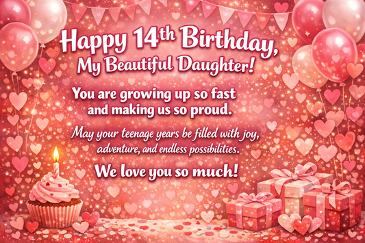 14 Inspiring Birthday Quotes: A Birthday Message for 14 Year Old Daughter