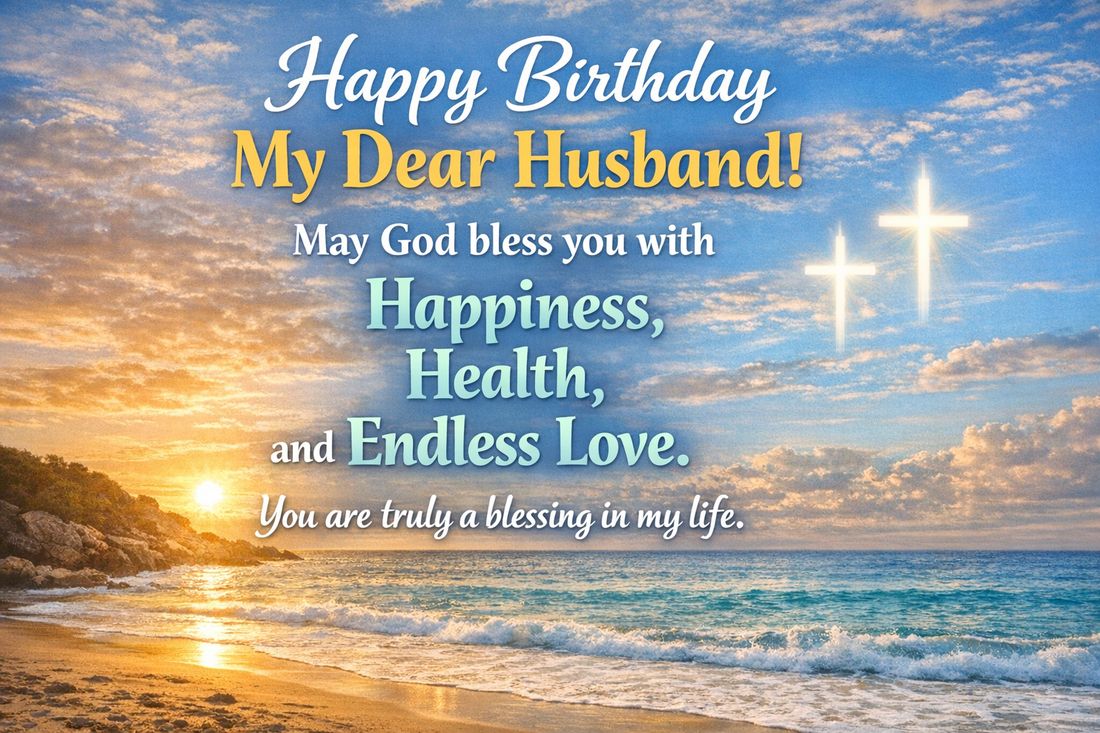 24 Heartfelt birthday wishes for husband with god blessings to Inspire Love