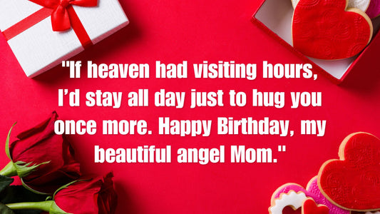 28 Heart Touching Birthday Wishes for Mother in Heaven from Daughter 💐👩👧💫