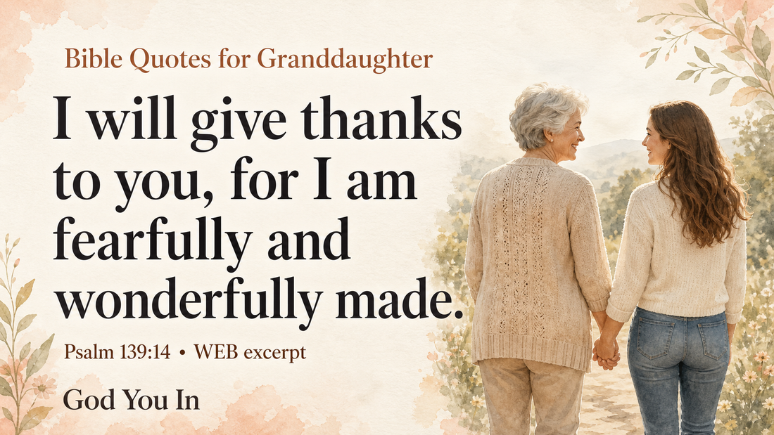 20 Bible Quotes for Granddaughter to Remind Her She Is Loved and Never Alone