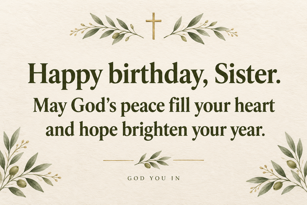 33 Birthday Wishes for Your Sister With Bible Verse Pairings