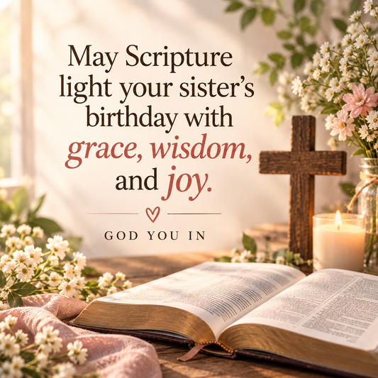 29 Birthday Bible Verses for Sister With Faith-Filled Wishes