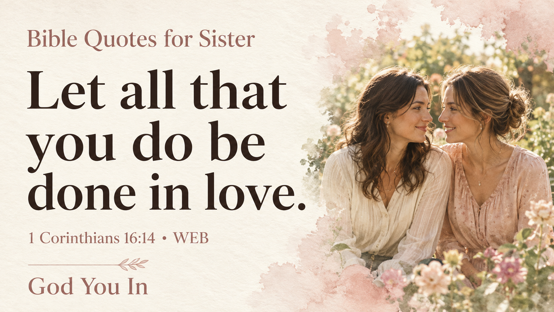 20 Bible Quotes for Sister to Encourage Her Heart and Celebrate Your Bond