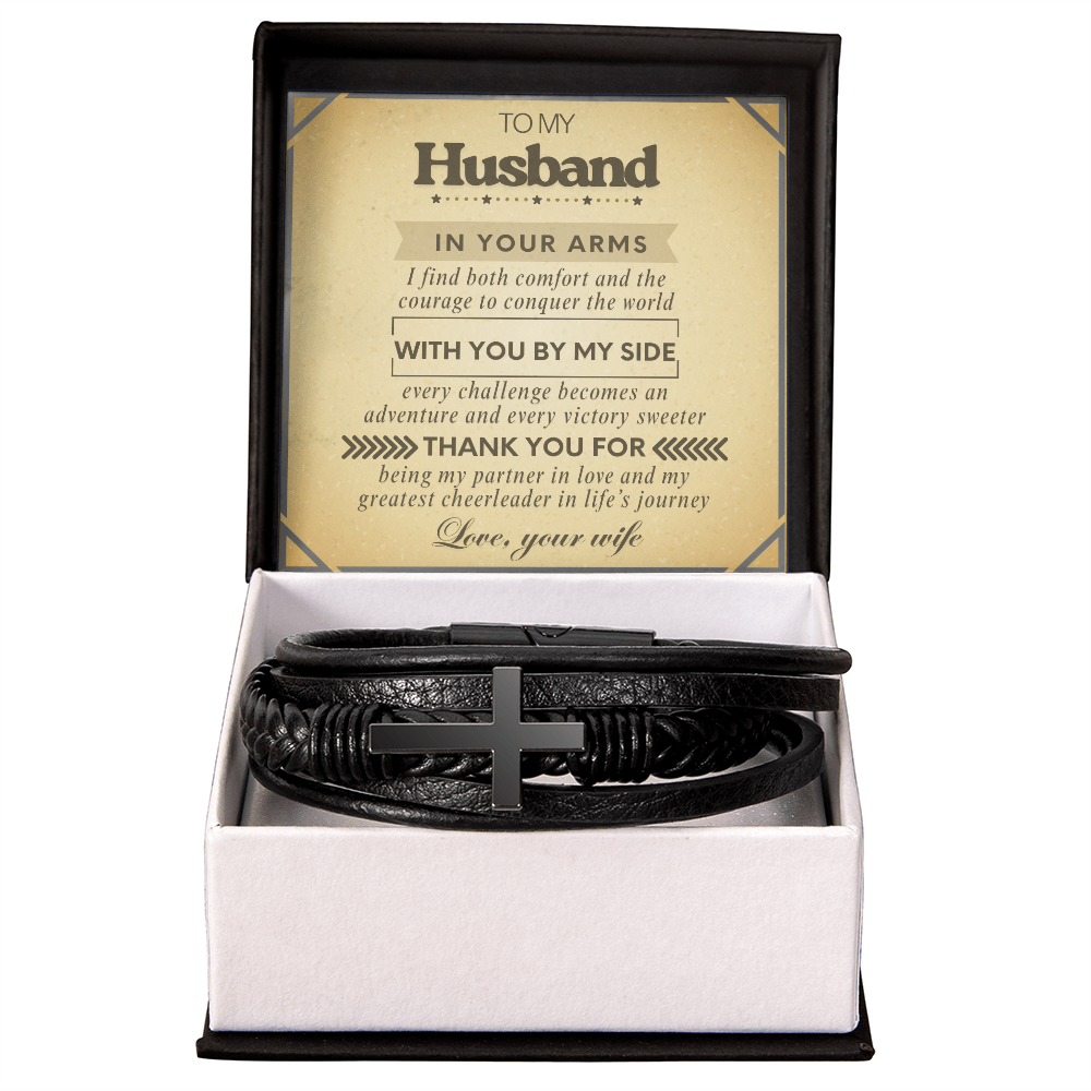 To My Husband Bracelet Gift  With Message Card, Husband Gift From Wife, Bracelet Gift  For Husbands, Gift For Husbands Birthday Christmas Wedding Day