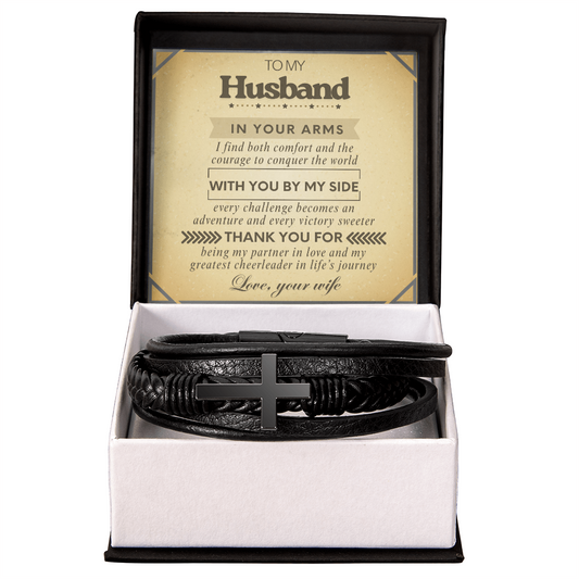 To My Husband Bracelet Gift  With Message Card, Husband Gift From Wife, Bracelet Gift  For Husbands, Gift For Husbands Birthday Christmas Wedding Day